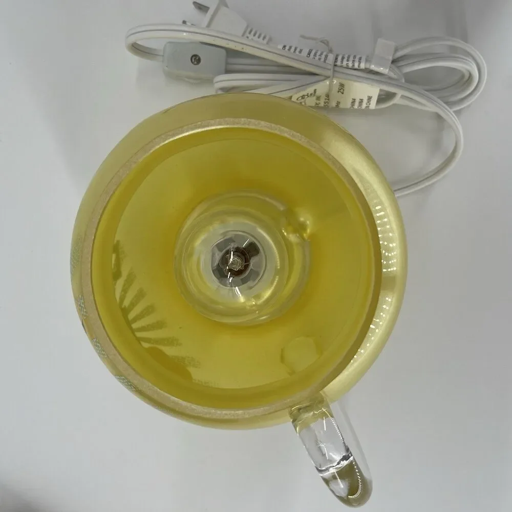 Scentsy Lemonade Pitcher Wax Warmer Retired Discontinued Full Size W/Box Yellow